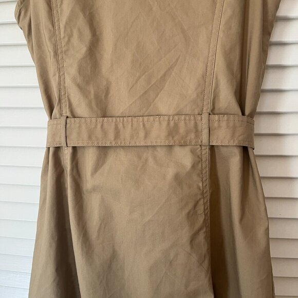 A New Day trenchcoat dress XS khaki sleeveless belted target - Picture 10 of 13